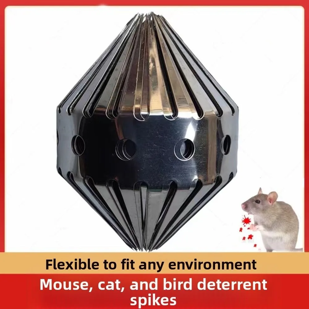 

0.5/1m Stainless Steel Bird Spikes Bendable Entangle Design Anti Pigeon Spikes Waterproof Rust-proof
