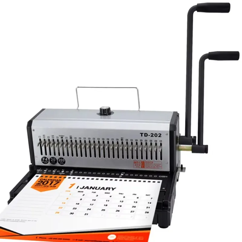 

TD-202 Double Wire Binder 27 Hole Binder