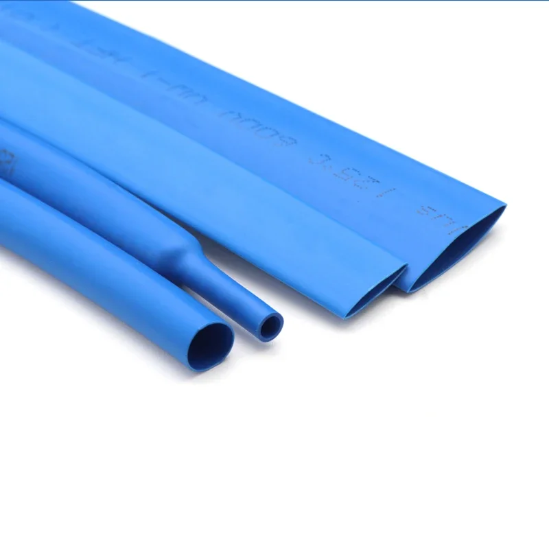 1 Meter Heat Shrink Tube Dia 1 2 3 4 5 6 7 8 9 10 12 14 16 20 25 30 40 50 mm 2:1 Polyolefin Thermal Cable Sleeve Insulated Blue