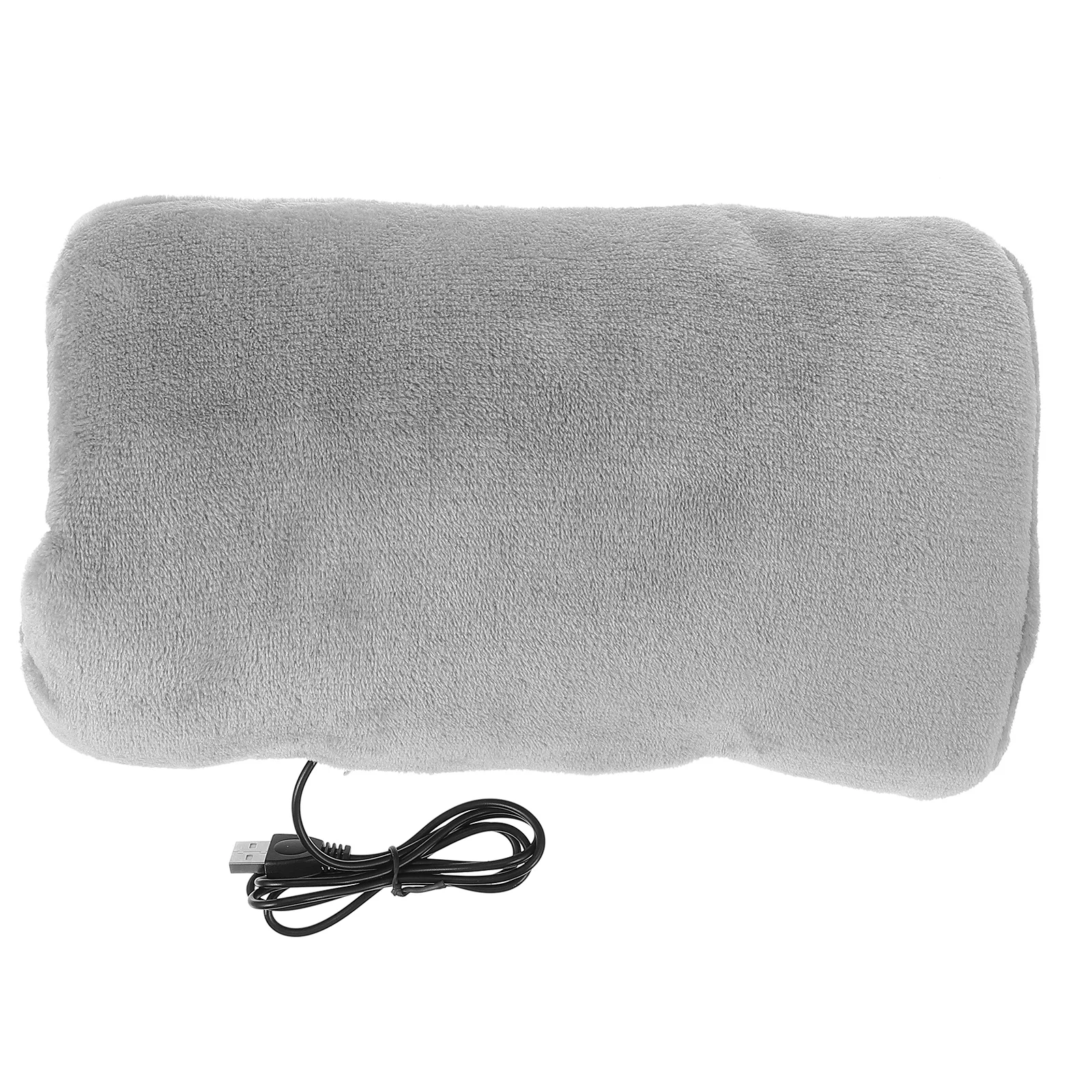 Gloves for Winter Hand Warmer Pillow Rechargeable Flannel Heater Grey Plug-in Electric Hot Pad Miss