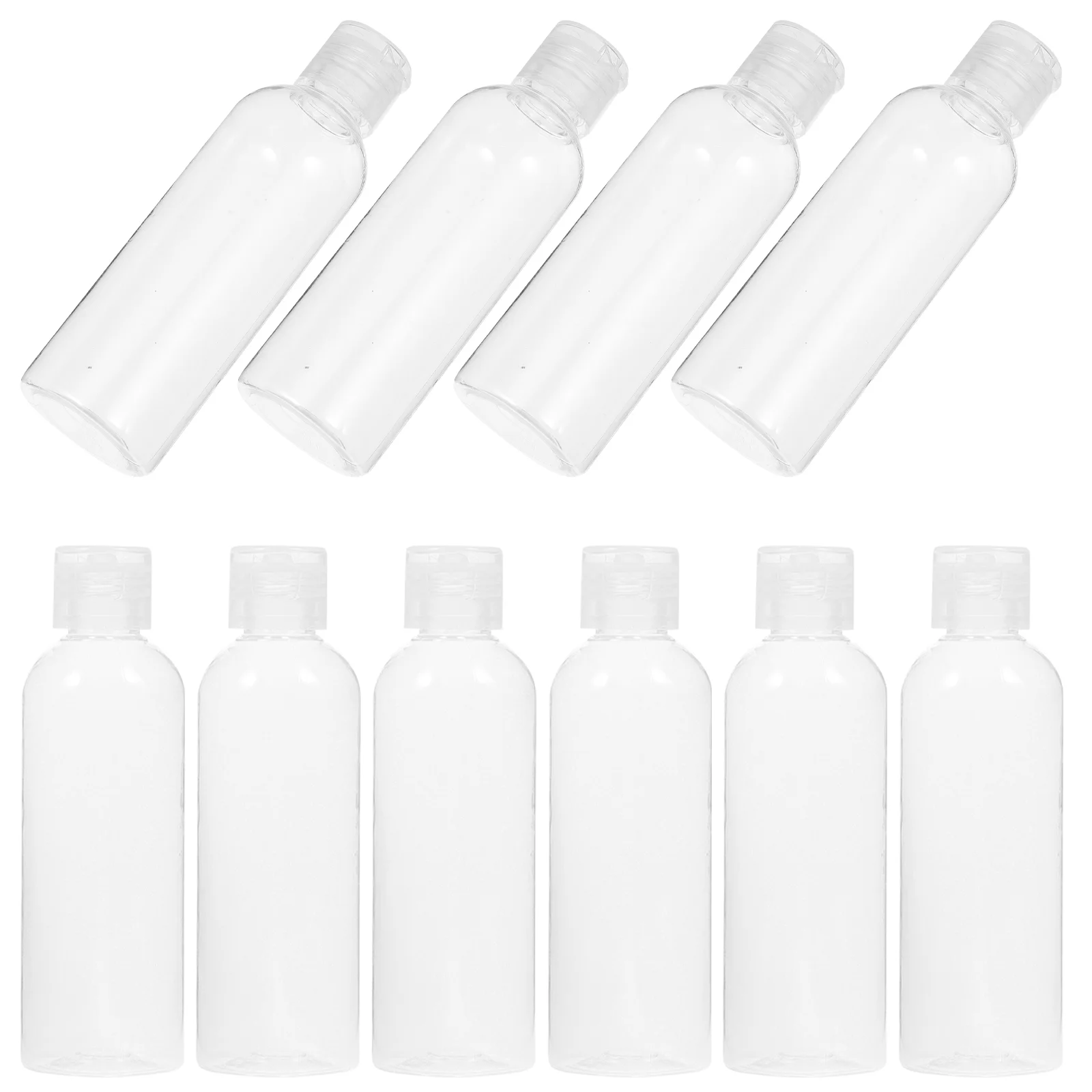 

10 Pcs Squeeze Bottles Empty Travel Size Shampoo and Conditioner Portable Small Containers Toiletry Lotion