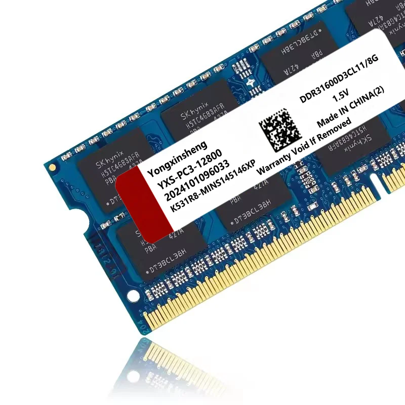 Mémoire DDR3 2 Go 4 Go 1066 Z 1333 successifs Z 10600 successifs Z RAM PC3-8500S 1.5 S 1600 V 204pin Ordinateur portable RAM Mémoire PC3-12800S DDR3 8 Go Z RAM successive