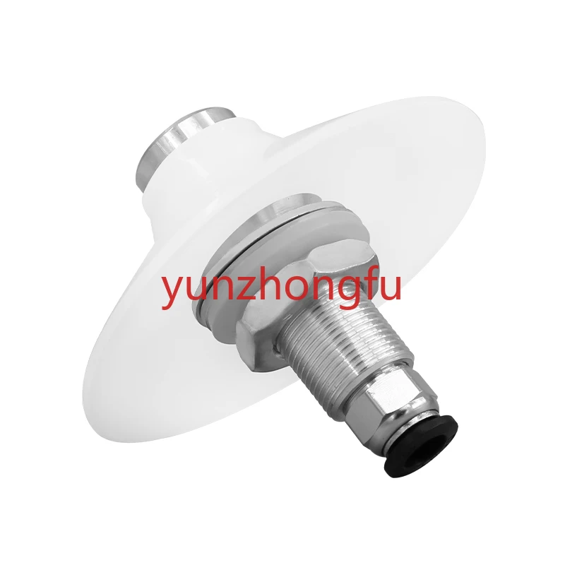 Arch-breaking aided flow air dish silo feeder air bowl vibrator DL stainless steel aluminum fluidizer food silicone pad