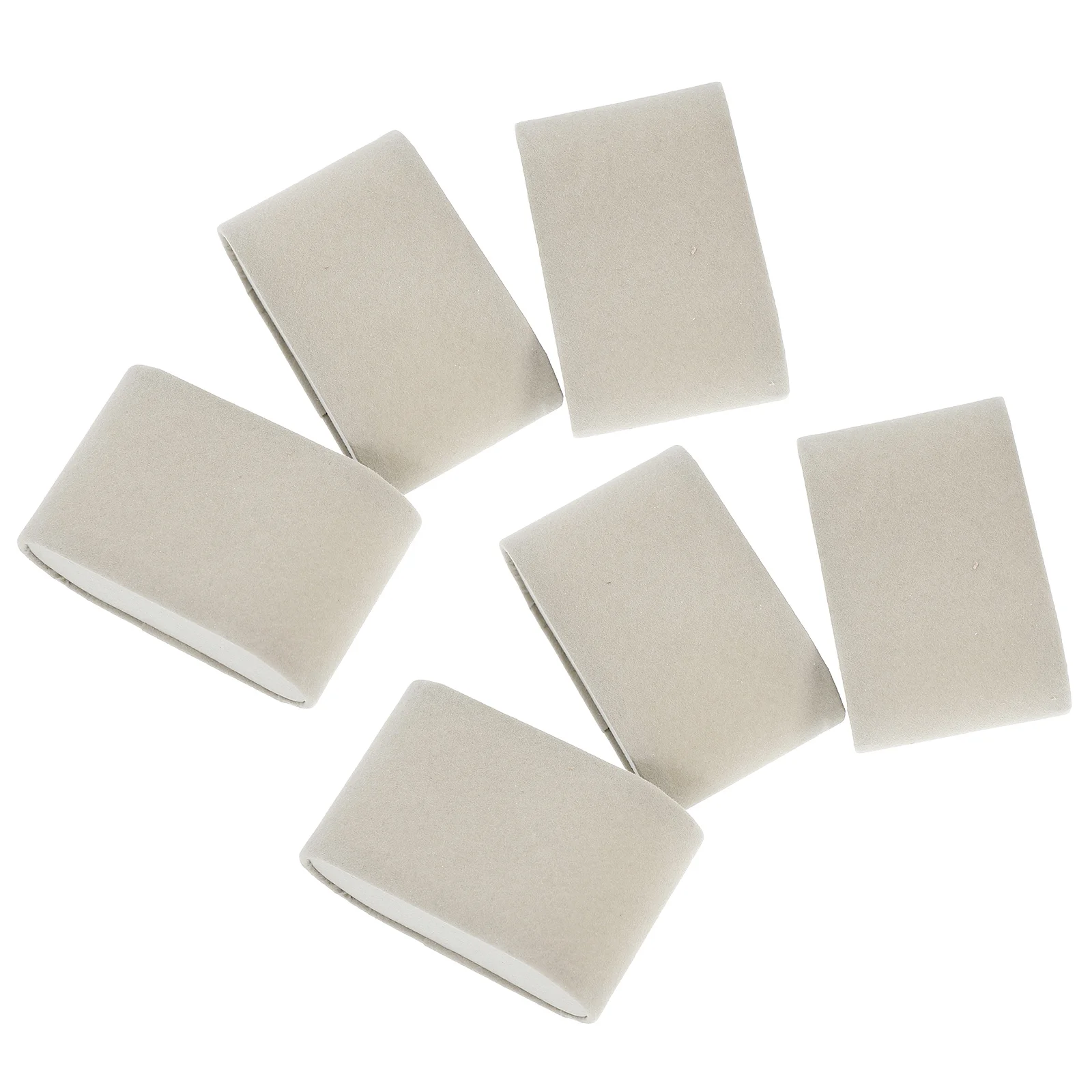 

6 Pcs Watch Pillow Jewelry Display Pad Bracelet Cushion Storage Holder Flannel Bangle