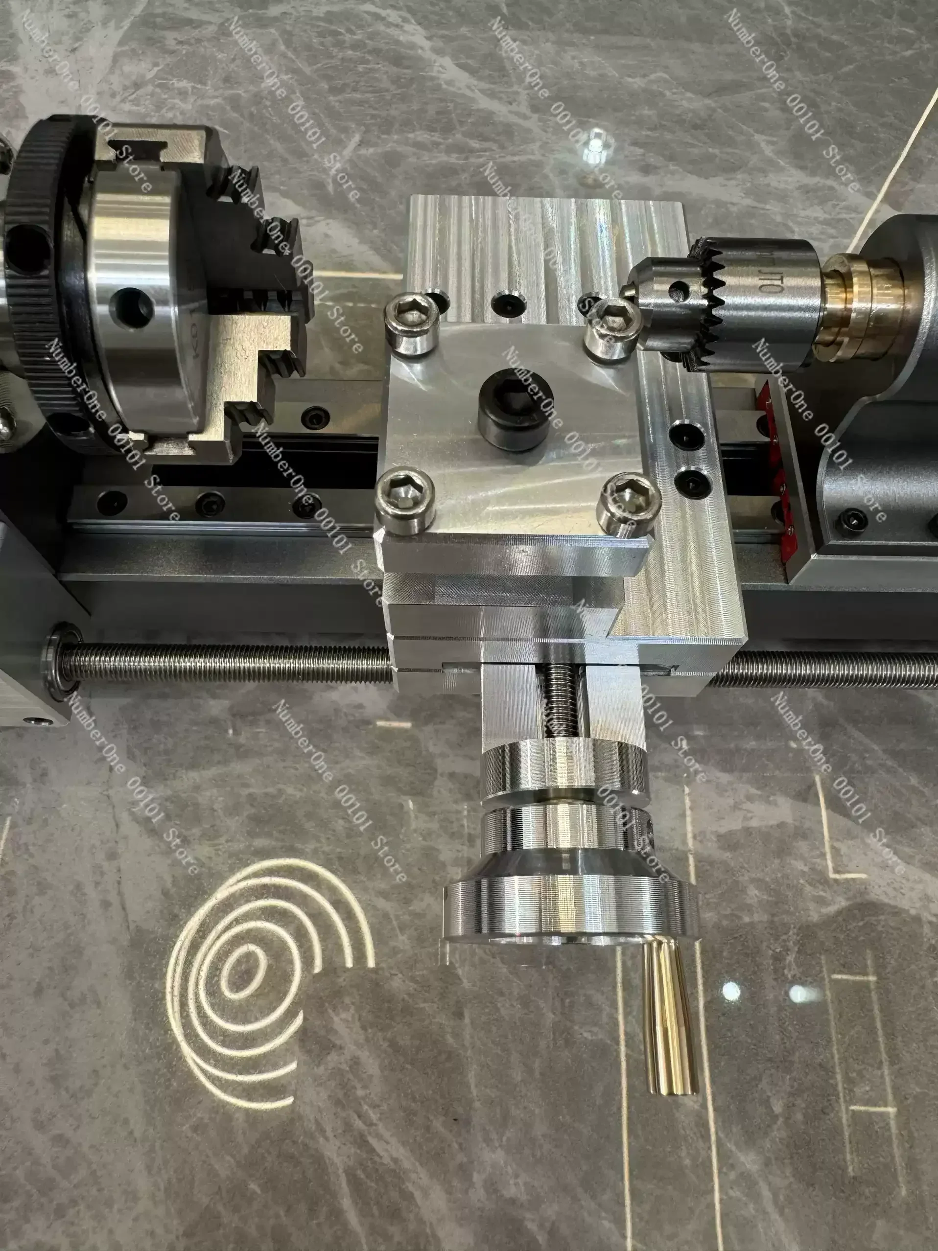 High-Precision Micro Mini Lathe - Watch Repair Lathe & Bead Making Machine for Hobby Shop