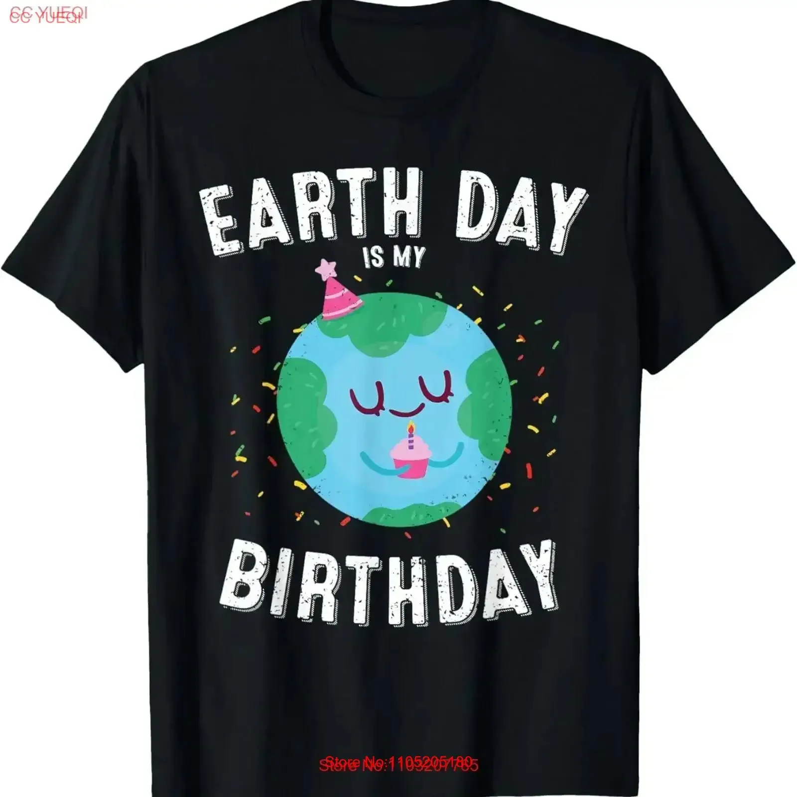 Earth Day Is My Birthday Funny Pro Environment Party T Shirt vintage Washed homme Slightly Stretched Soft fashion vintage