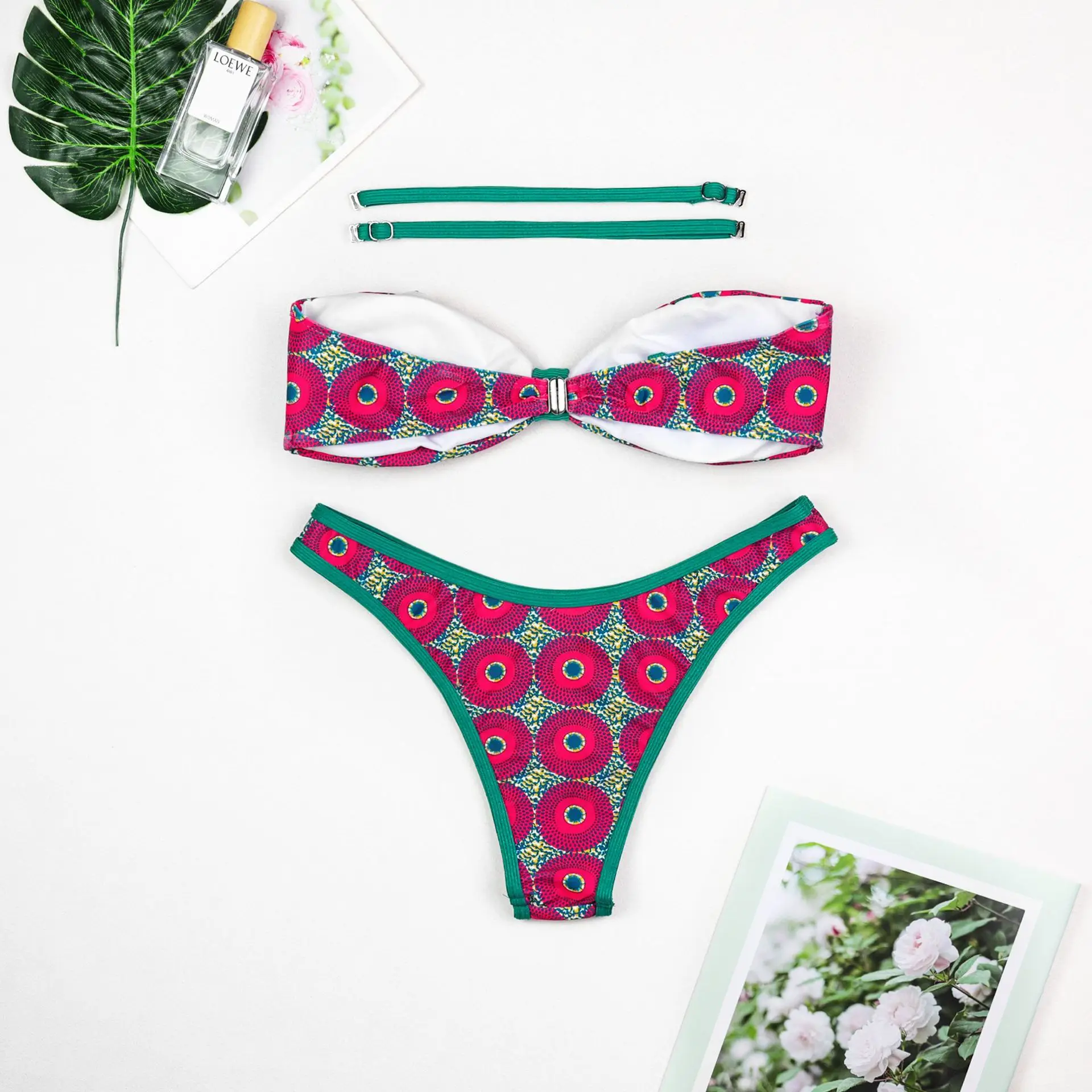 Micro Bikini Push Up Women Swimsuits 2025 Sexy Female Swimwear Brazilian Bikini Set Thong Biquini Swim Suits Print Beachwear image 4