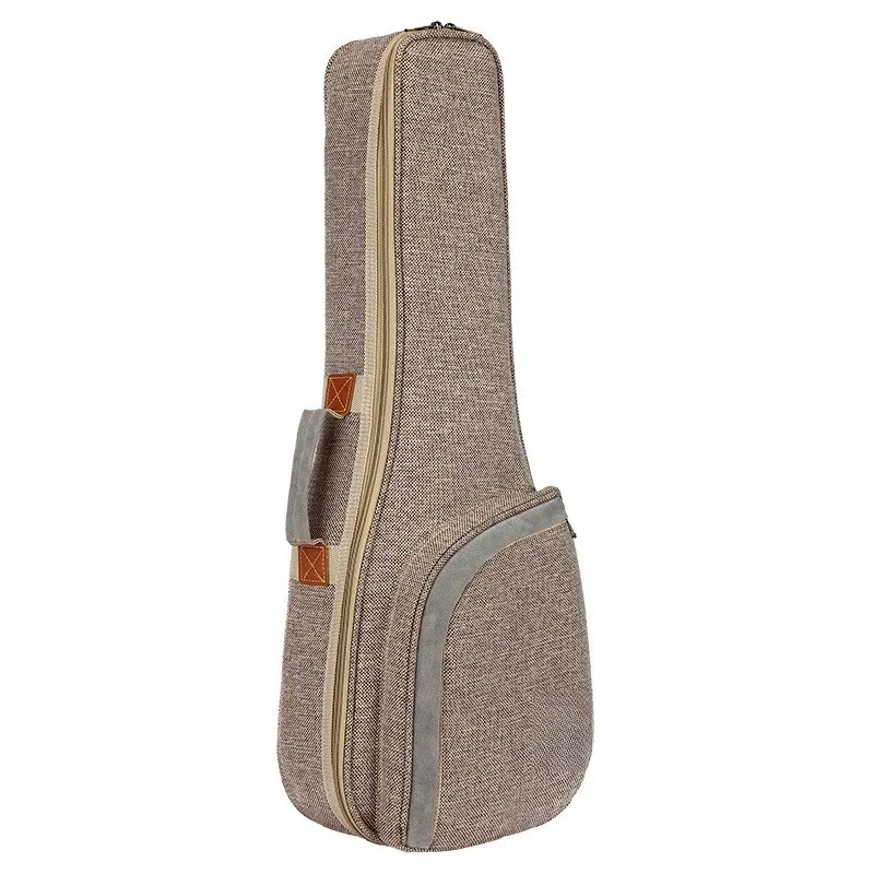 Ukulele bag 21 23 26 inch ukulele cotton and linen backpack, thick shoulder case