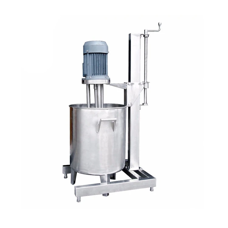 High Shear Lifting Homogenizer Emulsifier Mixer High Speed Shear Dispersion Mixer High Viscosity Cream