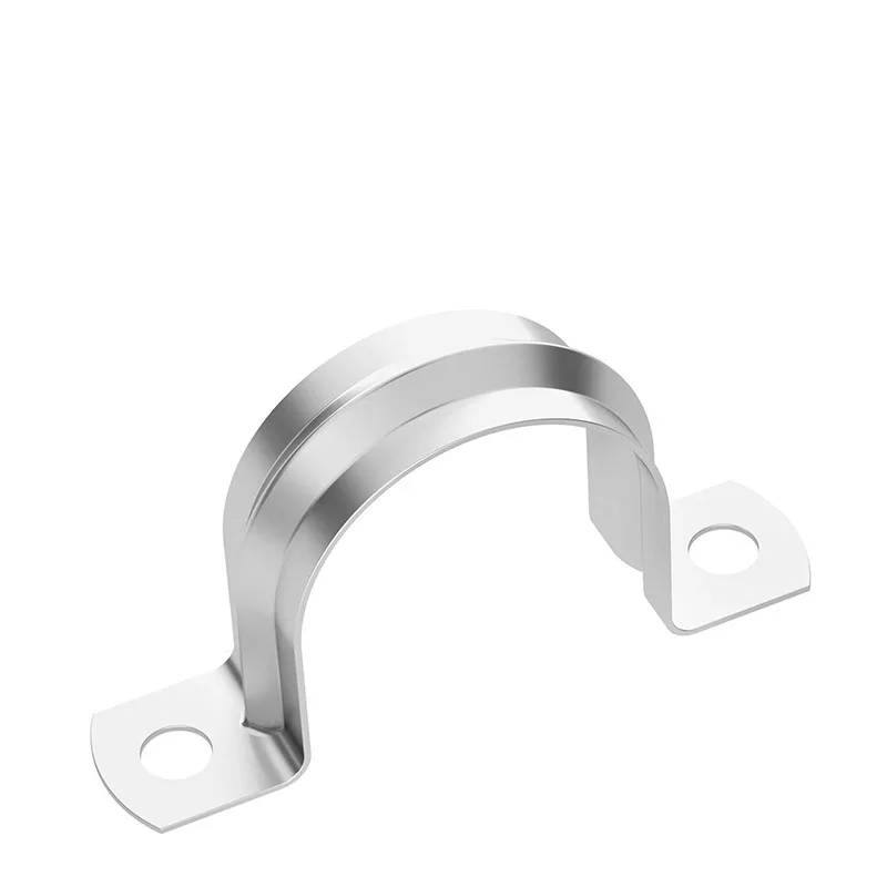 304 Stainless Steel U-shaped Hose Clamp Bracket 5-200mm Riding Clip Saddle Card Hose Pipe Plumbing Fixed