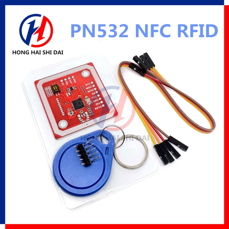 PN532 NFC RFID Módulo Sem Fio, Kits de Usuário V3, Leitor, Modo Escritor, Cartão IC S50, PCB, Attenna, I2C, IIC, SPI, HSU, 1 Conjunto