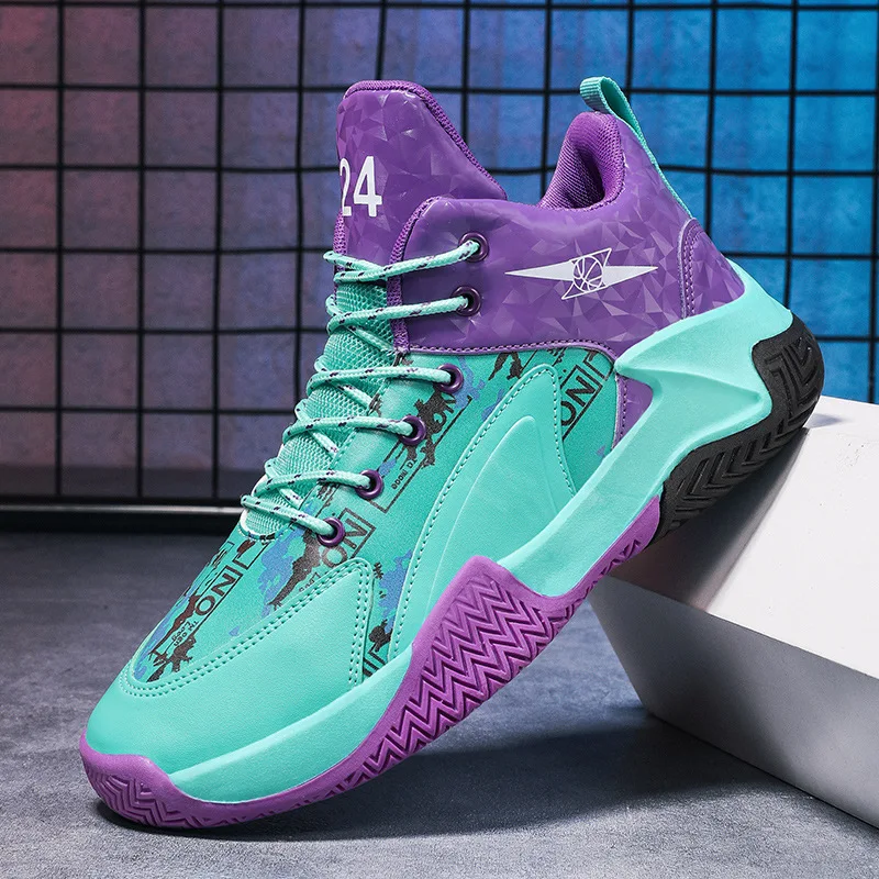 2026 New Men's Basketball Shoes Versatile Sneakers Youth Combat Basketball Sneakers Training Shoes Breathable Comfort Elastic Ba