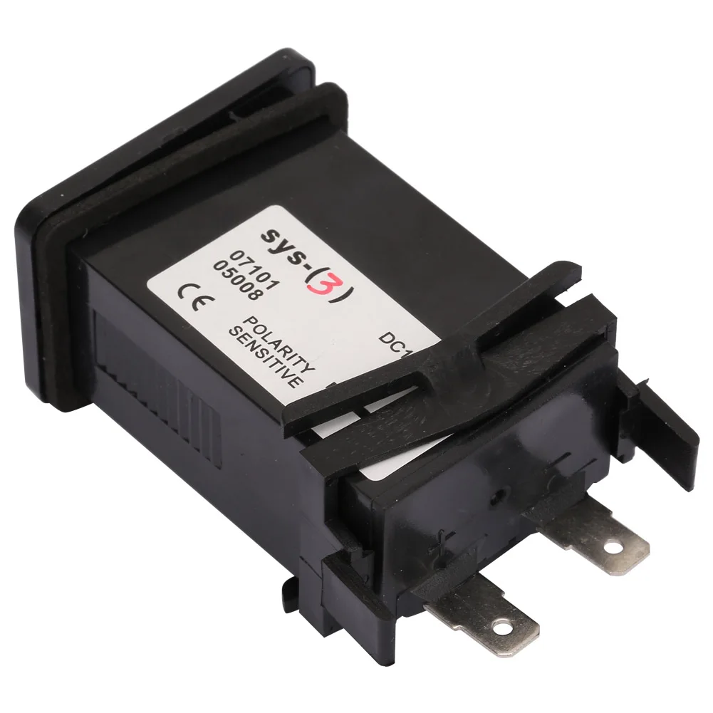 10-80V AC/DC 99999.9 Hours Quartz Hour Meter for Engine Generator Time Counting Gauge Boats Cars Trucks Tractor Hourmeter
