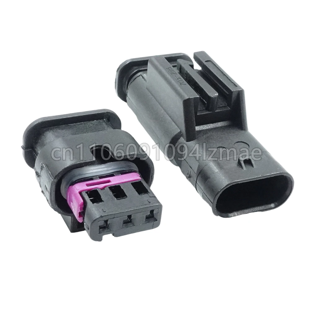 3 Pin Auto Connector Car Reversing Radar Wire Cable Socket For VW Audi 1718653-1 1-1718644-1 1-1703494-1 2-1718652-3 4F0973703