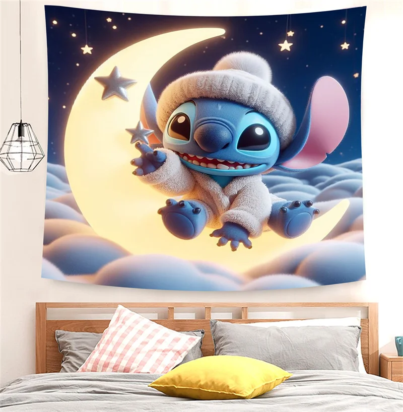 Tapestry Stitch Cartoon Cute Wall Hanging Background Children's Room  Home Decor Bedroom Wall Decoration