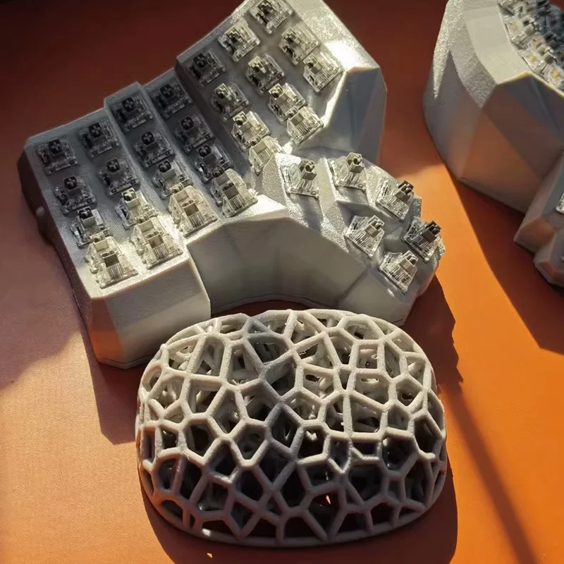 Hand Rest for Split Keyboard Hollow Out Height Color Support Customize Pla Petg Print Hand Rest for Split Keyboard PC Accessory