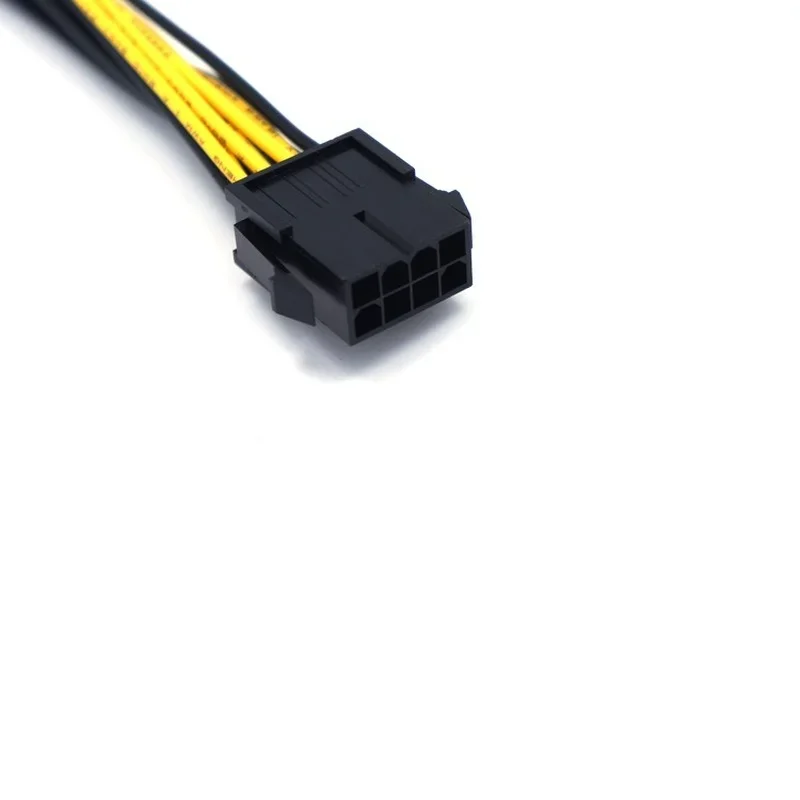 CPU Interface To Video Card Power Line 8pin To Dual 8pin Video Card Power Line 8pin To Dual 6 + 2pin 1007 18AWG 22cm