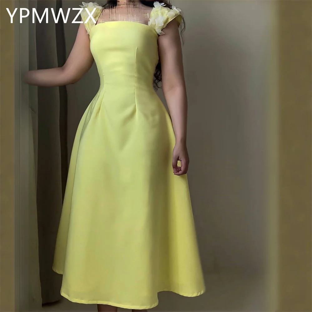 

Customized Prom Gown Evening Women Party Occasion YPMWZX Strapless A-line Floor Length Skirts Bespoke Dresses Formal Dr