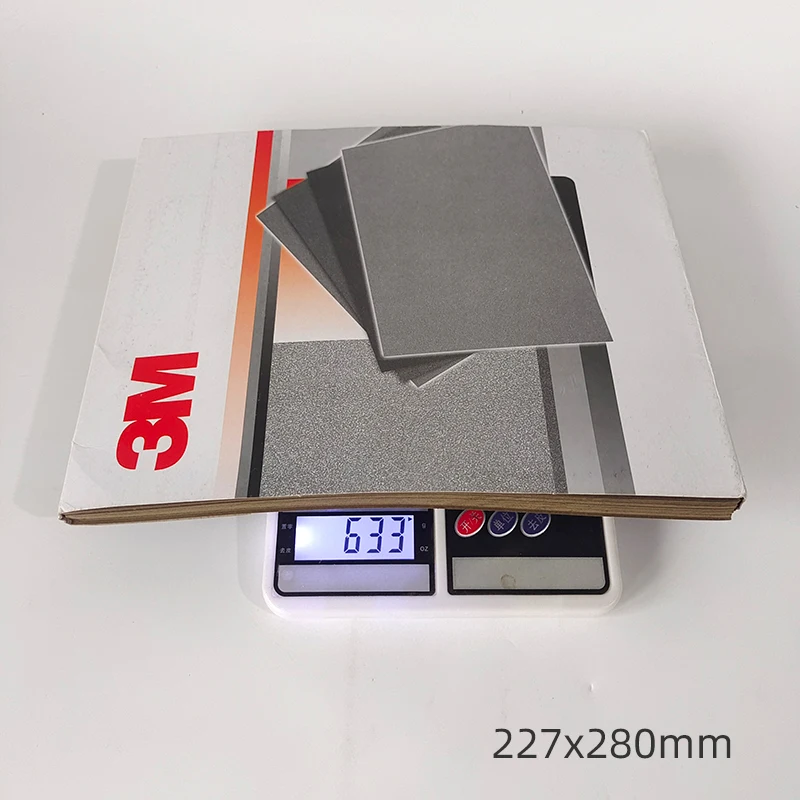 3M 734 الصنفرة 227 مللي متر 280 مللي متر كربيد السيليكون الصنفرة السيارات طحن أدوات جلخ