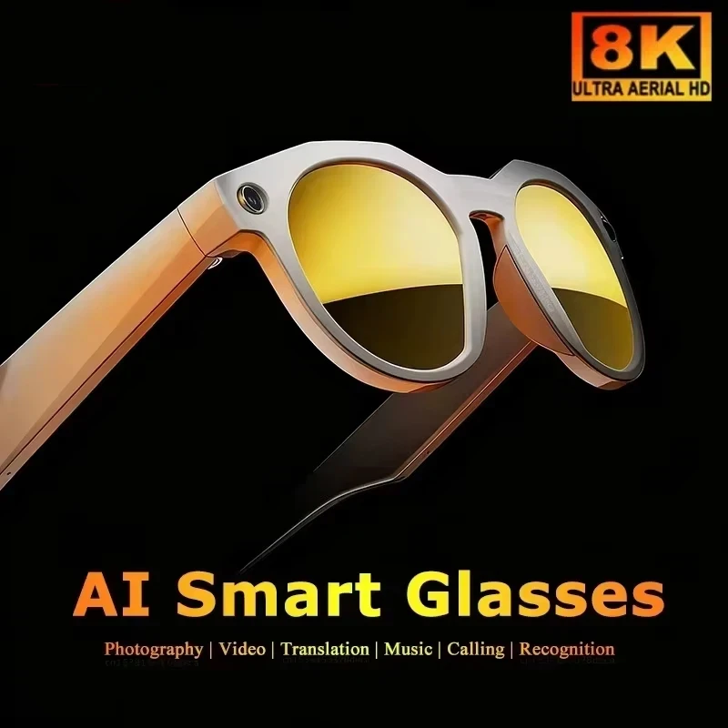 

M88 8K AI Smart Camera Glasses Multifunctional Bluetooth Calling Voice Assistant Music Player Translation Camera Glasses