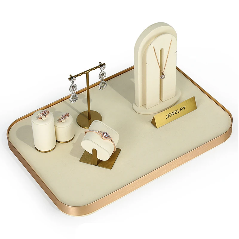 

Necklace and jewelry display stand, a high-end metal ring, bracelet, bracelet and jewelry display prop
