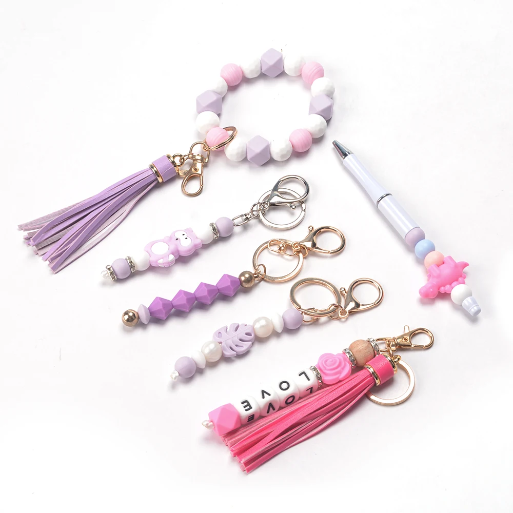 LOFCA 50Pcs/Lot Silicone Bead 9/12/15MM Used In Jewelry Making Necklace Bracelets Keychain Jewelry Accessories