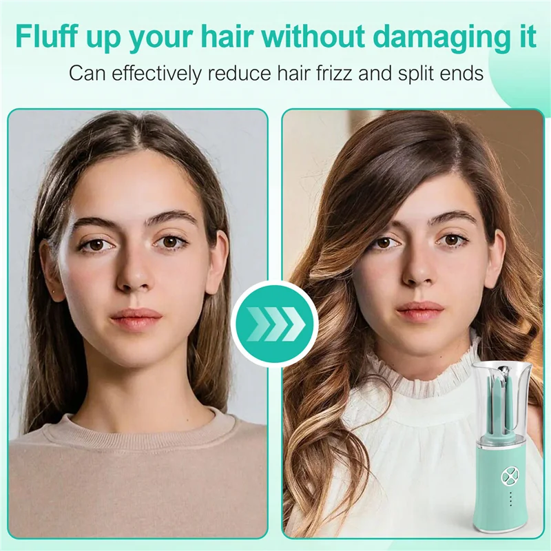 

Portable Wireless Curling Iron - Fast Heating, 4 Temperature Settings, Automatic Charging, Scald Prevention-[A002]