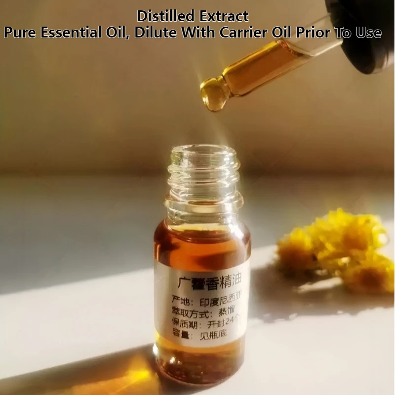 5ml 10ml Indian Patchouli Essential Oil Natural Plant Raw Material Household Indoor Deodorant Aroma Oil For Home Fragrance