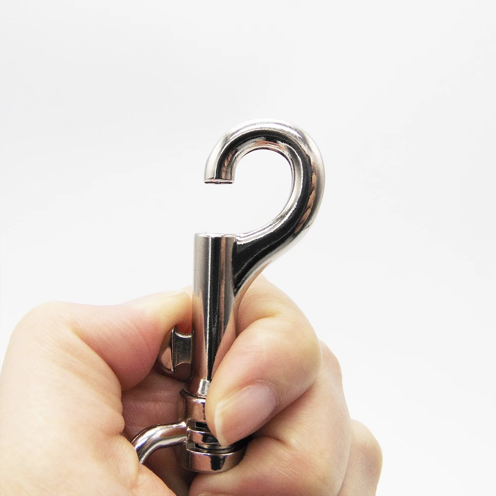 

10 Pcs Pet Buckle Puppy Swivel Eye Hook Bolt Snap Clip Rings Dog Leash Zinc Alloy Key Chain Metal