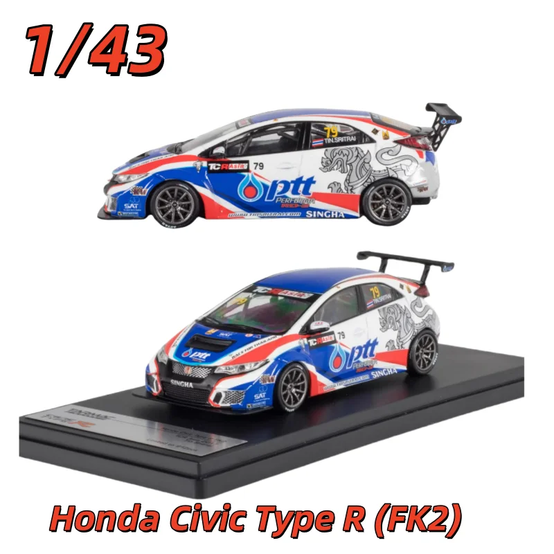 

Tarmac Diecast 1/43 Scale Honda Resin Car Model Honda Civic Type R (FK2) Car Model Play Vehicles Toys for Boys Original Box