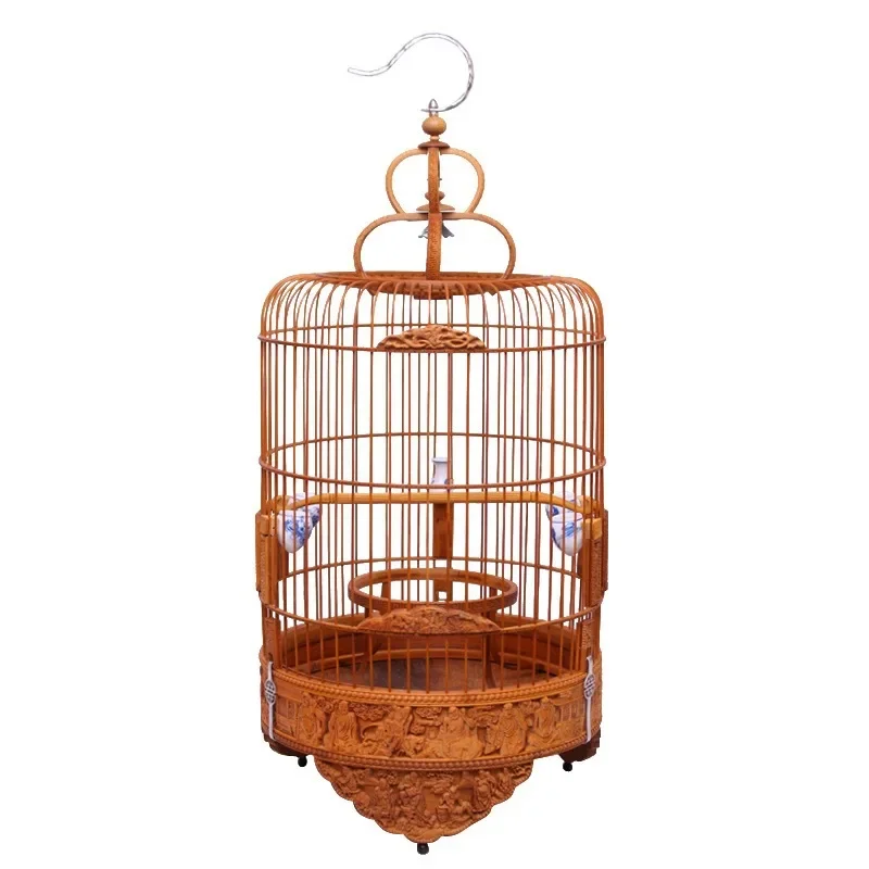 Golden green birdcage Bamboo Small