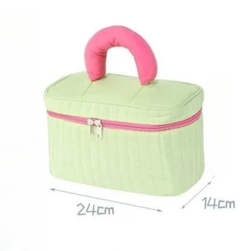 Soda cosmetic bag niche large-capacity toilet bag high value multi-function partition cosmetic storage bag