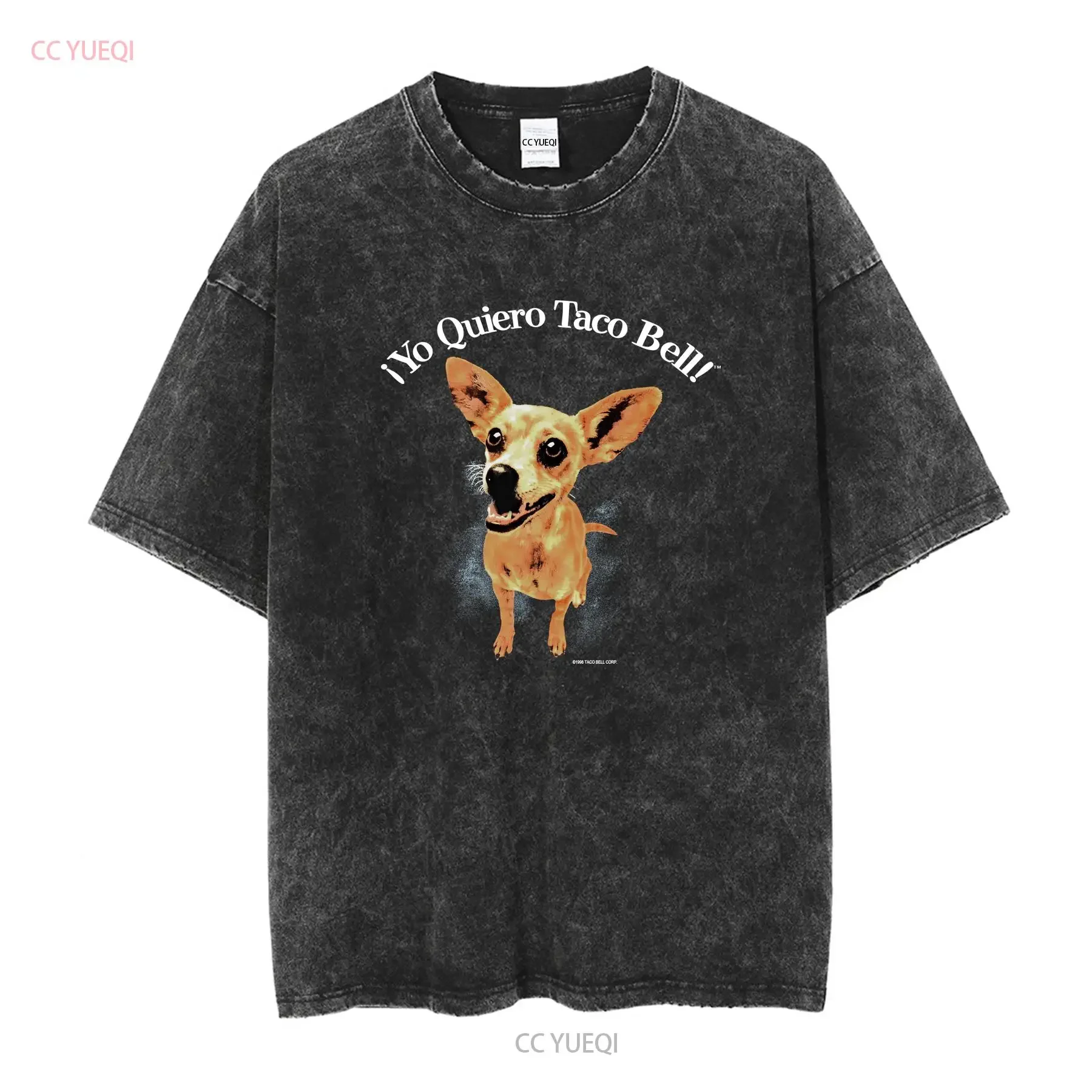 Rare Vintage 1998 Yo Quiero Taco Bell Restaurant Chihuahua Dog T Shirt Nice XL long or short sleeves vintage Washed Comfortable