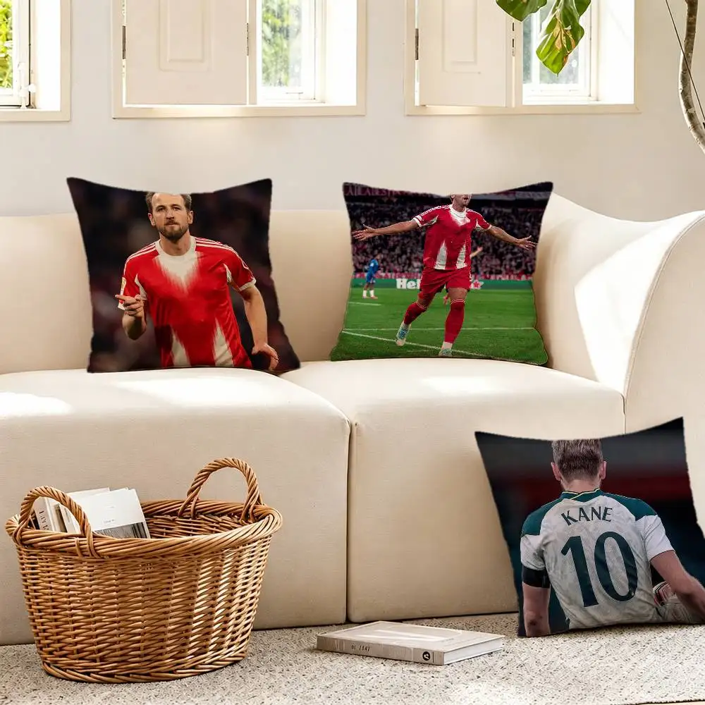 England H-Harry K-Kane 9 Pillow Case for Sofa Living Room Home office Decor Protective Cover