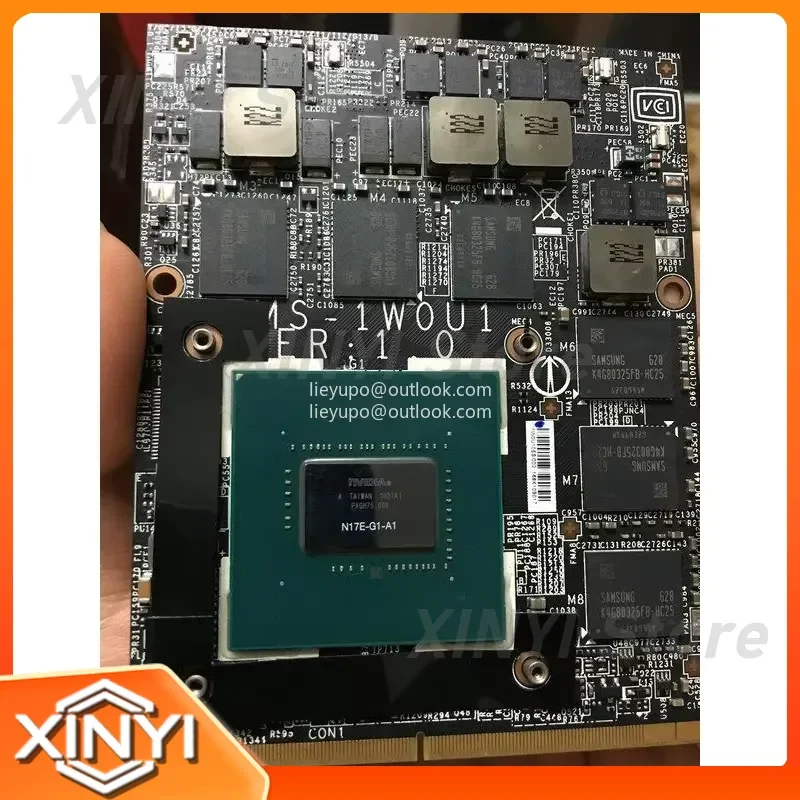 Used Good Quality GTX1070M N17E-G2-A1 Graphics Card 8GB GDDR5 for MSI Laptop Replacement and Upgrade