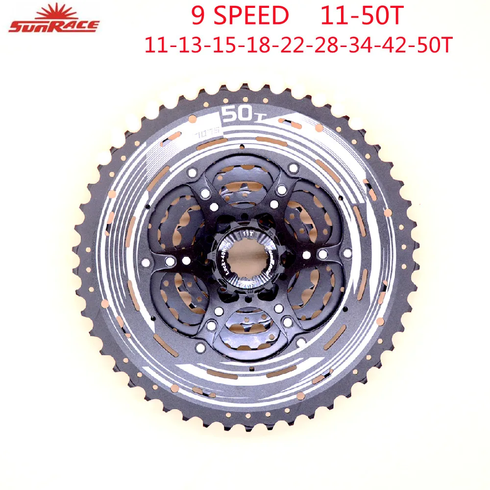 Sunrace CSM990 9 Speed Cassette MTB Bike Flywheel For HG Hub 11-40T 11-46T 11-50T