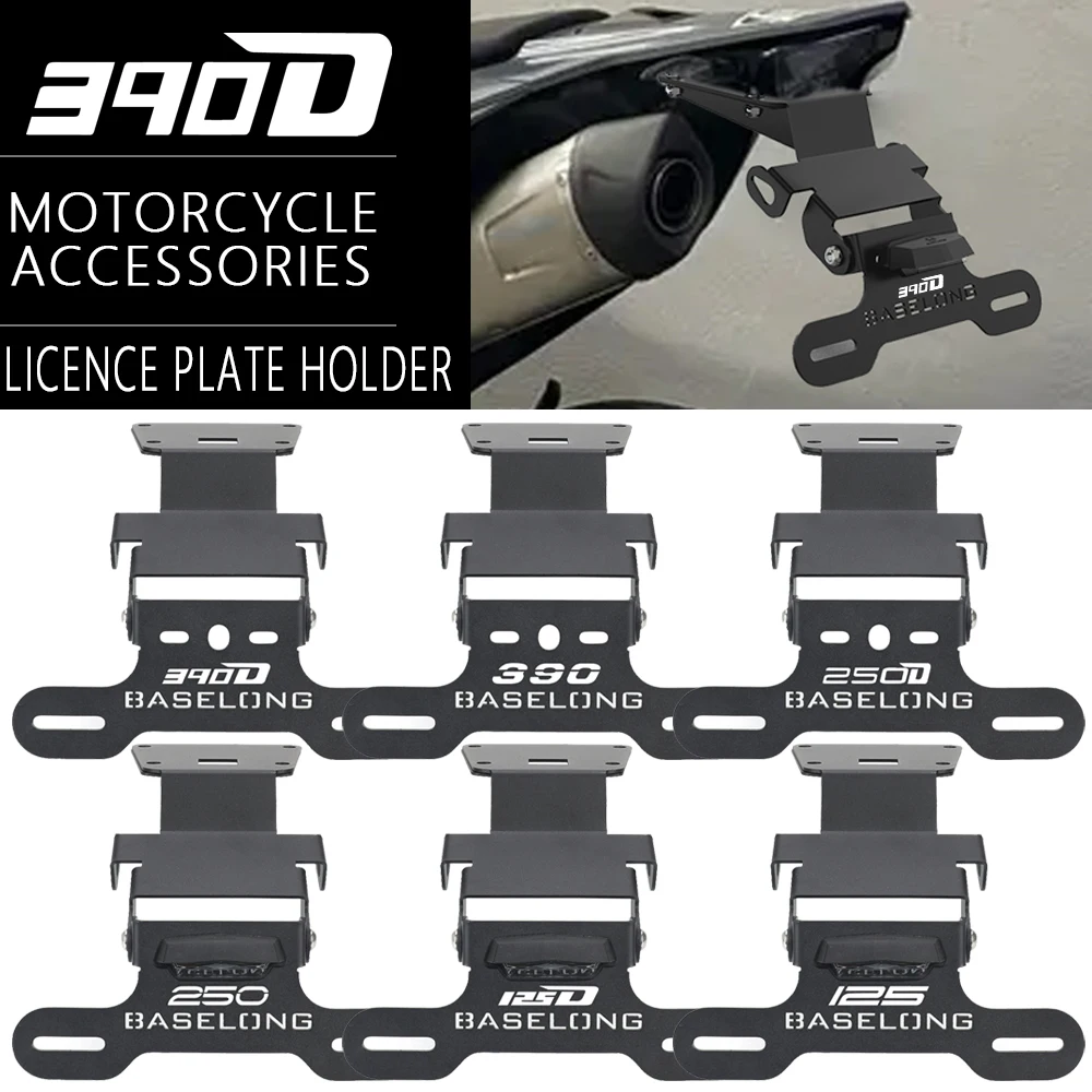 License Plate Bracket Holder Tail Tidy Fender Eliminator Moto FOR DUKE125/250/390 Duke 390 Duke 250 Duke 125 2024 2025 2026 2027