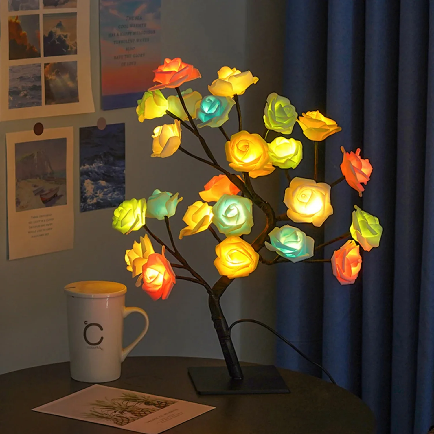 Vinland saga Sunset lamp Star lights Cabinet led lights Book light Star projector Mushroom night light Sensor light Mushrooms