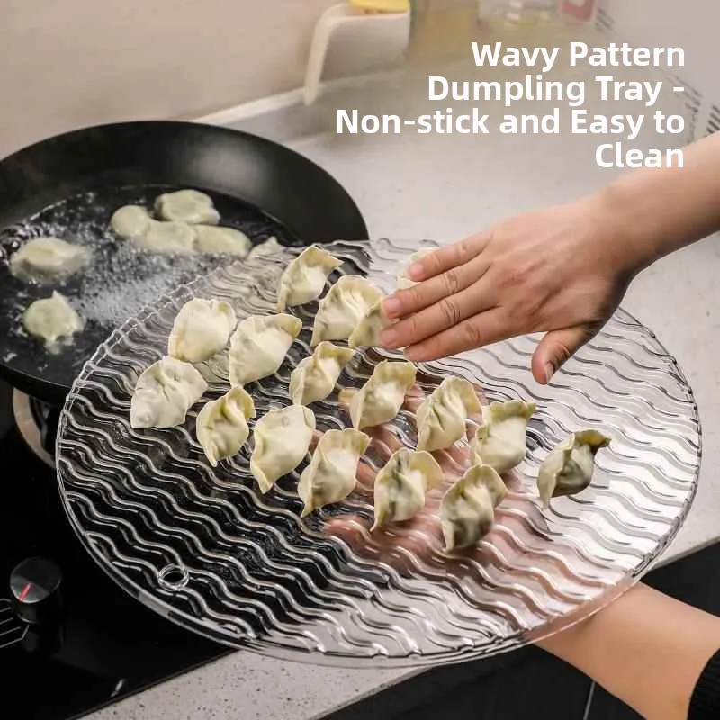 

Large Kitchen Dumpling Tray Heat Resistant Steamed Dumpling Plate Home Use Cover Mold Dumpling Grid Cover Pad Dining Mat