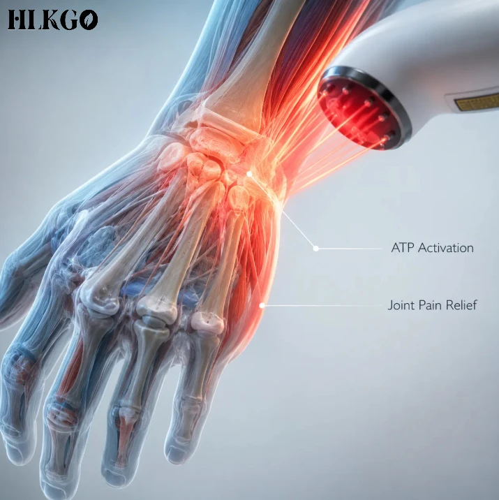 808nm Laser Pain Relief with TENS, Treats Arthritis and Heel Spurs, Portable Home Use Physiotherapy Device