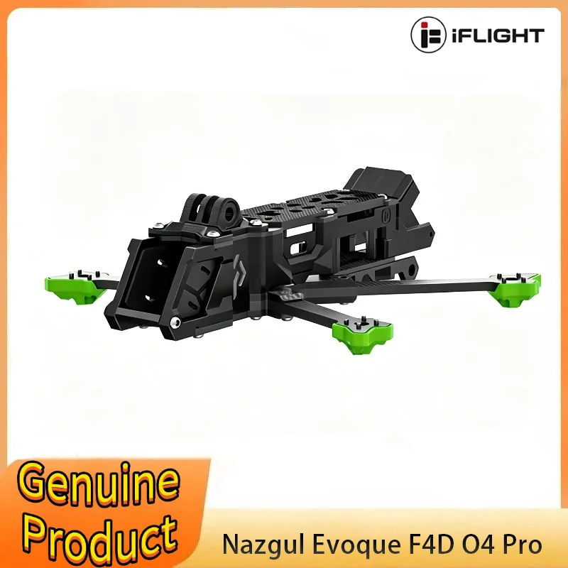 

IFlight Nazgul Evoque F4 O4 Frame Kit F4D（DeadCat）185mm Wheelbase with 4mm Arm for RC FPV Racing Drone