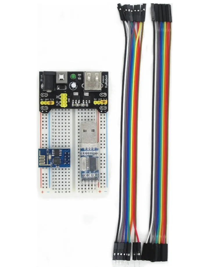 WIFI Test Kit ESP8266 WIFI module + CH340 + Power +Breadboard