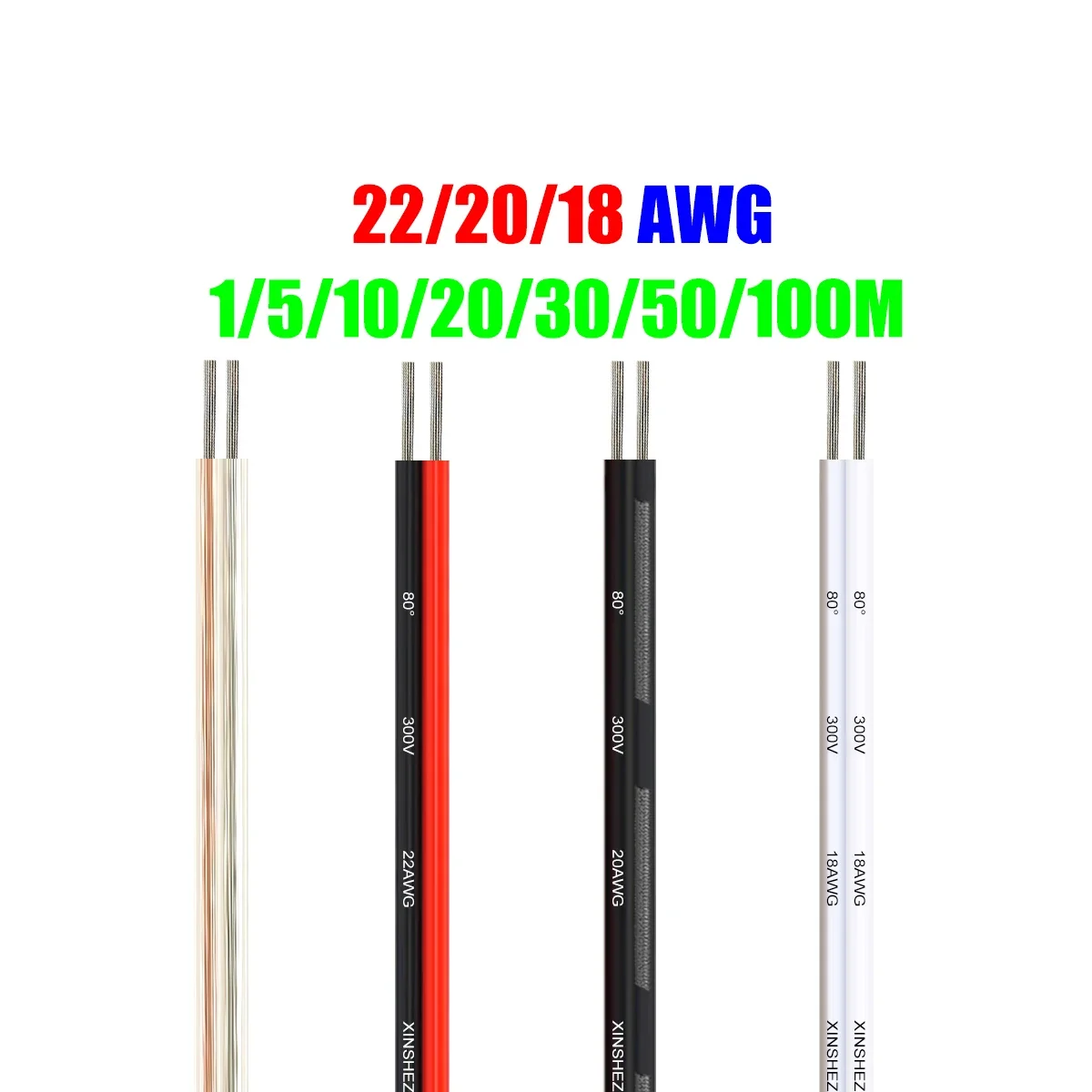 電気ケーブルジャンパーケーブル、2ピン、22 awg、20 awg、18 awg、jst smコネクタ用延長ケーブル、3528 5050、単色ストリップ、オーディオ