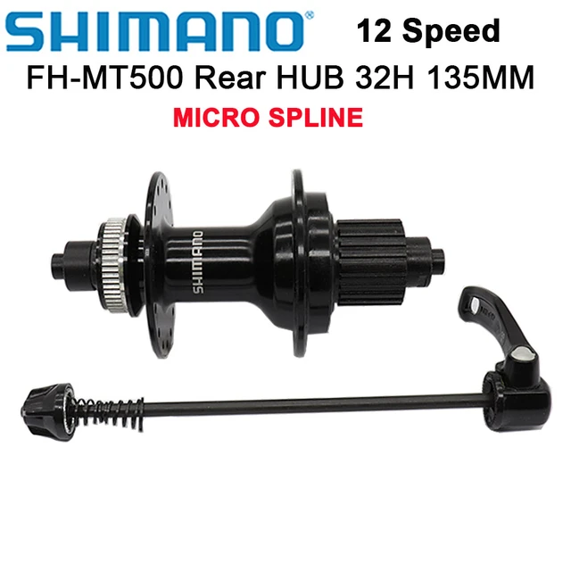 Shimano-Deoreマイクロスプラインハブ,12スピード,mt500,mt401,fh,12v,32hセンターロック,135mm,mtb,12スピード,cs,m6100,m7100,m8100  - AliExpress