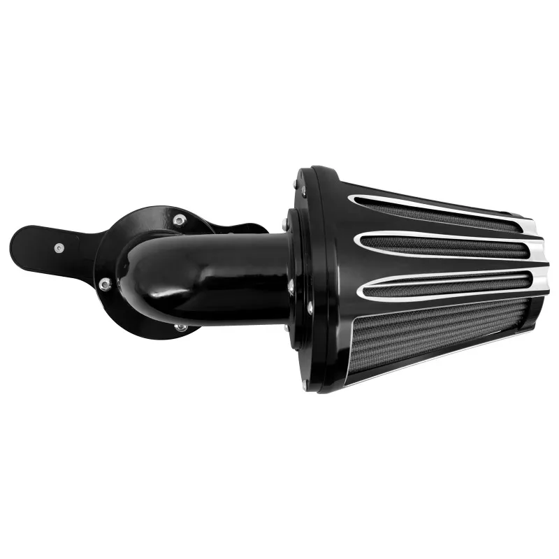 

2025 Motorcycle Air Cleaner Intake Filter Black For Harley Touring, Road King, Softail, Fat Boy, Electra Glide, FLHT FLHX Models