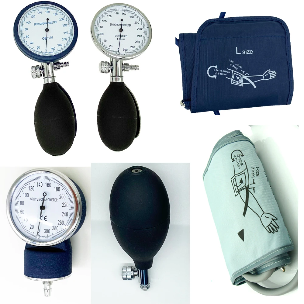 Blood Pressure Monitor Accessories Blood pressure display gauge Aneroid Sphygmomanometer Hand pressure gauge Fat adults CUFF