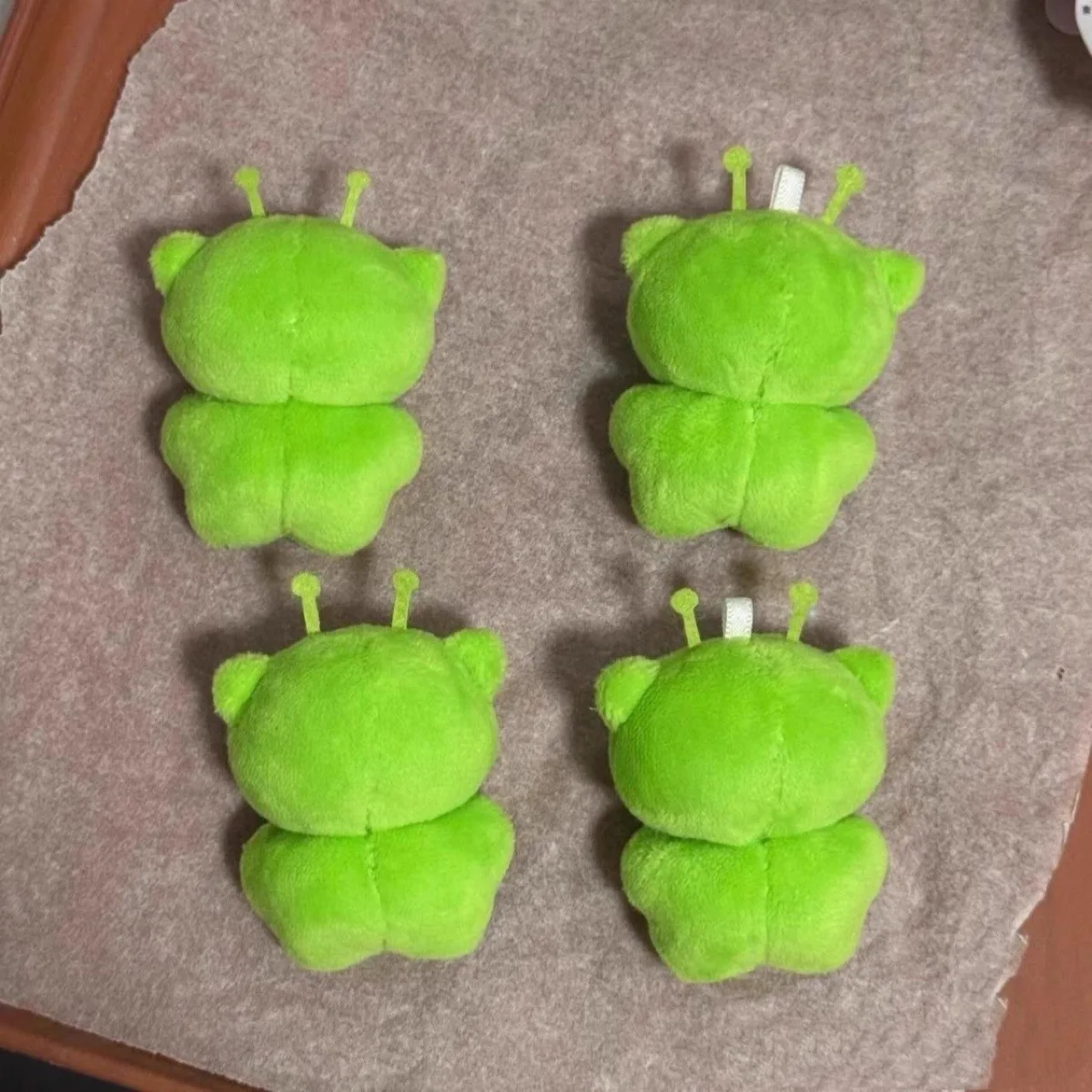 Plush Alien Cat Invasion Handmade Doll Pendant, Super Soft Cute Bag Charm Accessory Gift