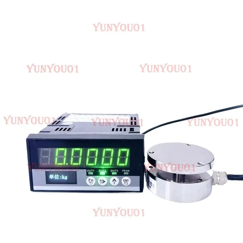 Gravity Pressure Load Measurement Sensor Digital Display Controller Instrument Press Industrial Grade Stainless Steel Waterproof