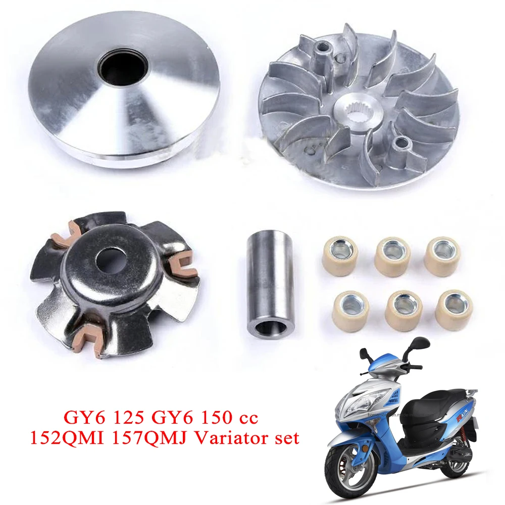 Variator Pulley Kit For Scooter Moped ATV QUAD GY6 125 GY6 150 CC 152QMI 157QMJ 1P52QMI 1P57QMJ Variator Set