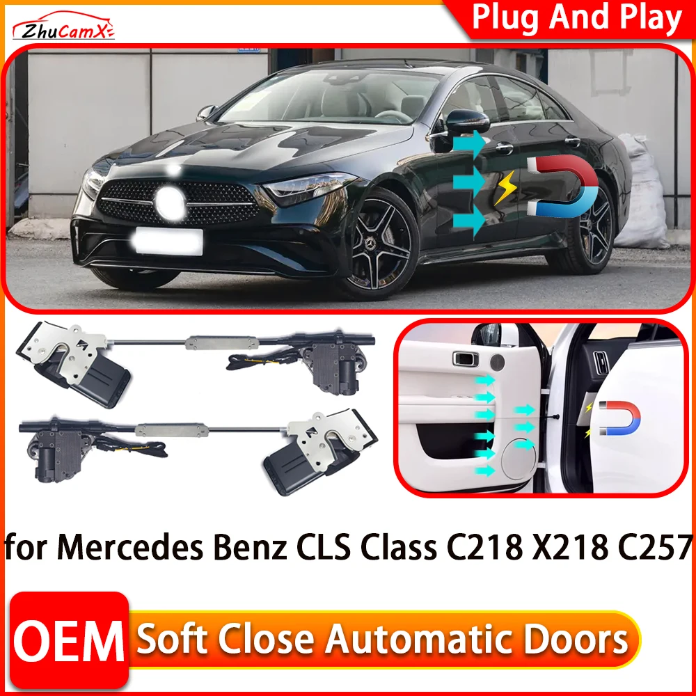 

for Mercedes Benz CLS Class C218 X218 C257 Automatic Electric Soft Close Door Closer Power Closing Door Comfort Closing System